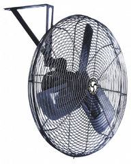 Airmaster - 30" Blade, 1/4 hp, 3,415, 5,300 & 7,185 CFM, Industrial Circulation Fan - Wall/Ceiling Mount, 115 Volts, 2 Speed - Caliber Tooling