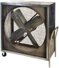 Airmaster - 42" Blade, 3/4 hp, 13,620 Max CFM, Portable Cabinet Fans - 10 Amps, 115 Volts, 1 Speed - Caliber Tooling