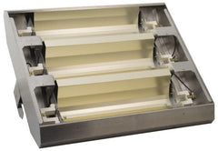 Fostoria - 24" Long x 21-1/2" Wide x 10-7/8" High, 240 Volt, Infrared Suspended Heater - Caliber Tooling