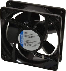 EBM Papst - 230 Volts, AC, 106 CFM, Square Tube Axial Fan - 0.08 Amp Rating, 119mm High x 119mm Wide x 1-1/2" Deep - Caliber Tooling