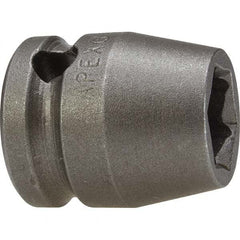 Apex - Impact Sockets Drive Size (Inch): 3/8 Size (Inch): 7/16 - Exact Industrial Supply