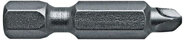 Apex - #1 Tri-Wing Bit - 1/4" Hex Drive, 1-1/4" OAL - Caliber Tooling