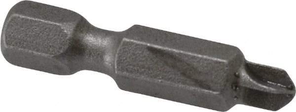 Apex - #3 Torq-Set Bit - 1/4" Hex Drive, 1-1/4" OAL - Caliber Tooling