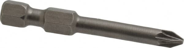 Apex - PZ.1 Posidriv Screwdriver Bit - 1/4" Hex Drive, 1-15/16" OAL - Caliber Tooling