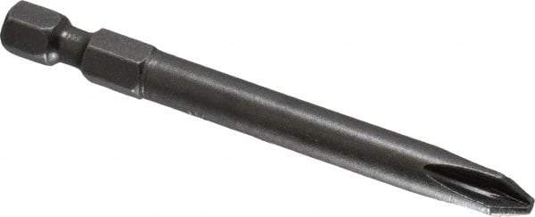 Apex - PZ.2 Posidriv Screwdriver Bit - 1/4" Hex Drive, 2-3/4" OAL - Caliber Tooling