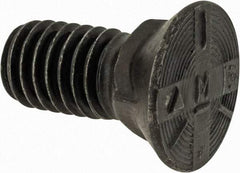 Value Collection - 7/16-14 UNC, 1" OAL, Steel Plow Bolt - Uncoated, Grade 5 - Caliber Tooling