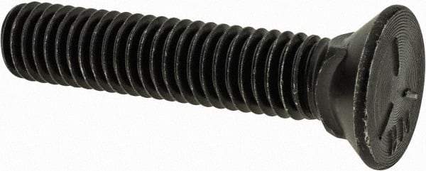 Value Collection - 7/16-14 UNC, 2-1/4" OAL, Steel Plow Bolt - Uncoated, Grade 5 - Caliber Tooling