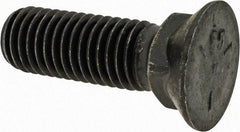 Value Collection - 5/8-11 UNC, 2" OAL, Steel Plow Bolt - Uncoated, Grade 5 - Caliber Tooling