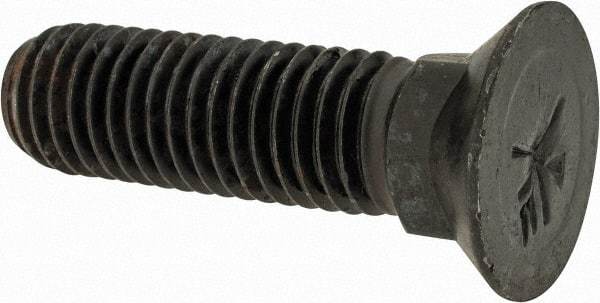 Value Collection - 5/8-11 UNC, 2-1/4" OAL, Steel Plow Bolt - Uncoated, Grade 5 - Caliber Tooling