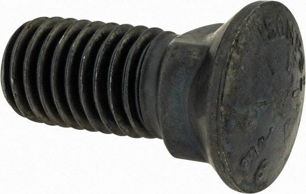 Value Collection - 5/8-11 UNC, 1-1/2" OAL, Alloy Steel Plow Bolt - Uncoated, Grade 8 - Caliber Tooling