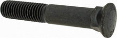 Value Collection - 5/8-11 UNC, 3-3/4" OAL, Alloy Steel Plow Bolt - Uncoated, Grade 8 - Caliber Tooling