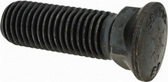 Value Collection - 3/4-10 UNC, 2-1/2" OAL, Alloy Steel Plow Bolt - Uncoated, Grade 8 - Caliber Tooling