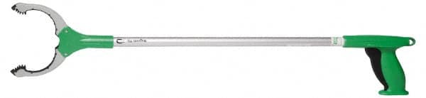 Unger - 36" Long Trash Pick Up Tool - Aluminum, Use for Bottles, Cans, Debris, Paper - Caliber Tooling