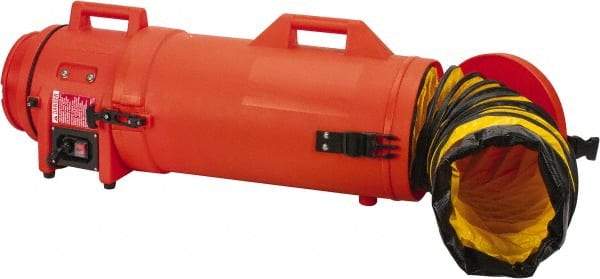 Allegro - 831 CFM, Electrical AC Axial Blower Kit - 8 Inch Inlet/Outlet, 0.33 HP, 115 Max Voltage Rating - Caliber Tooling