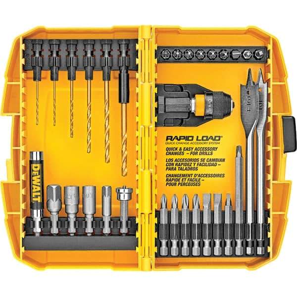 DeWALT - 32 Piece, Screwdriver Bit Set - #1, #2, 1/4" Drive - Caliber Tooling