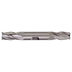 3/8″ × 3/8″ × 9/16″ × 3″ RHS / RHC Solid Carbide 4-Flute Square End General Purpose End Mill - TiAlN - Exact Industrial Supply