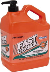 Permatex - 1 Gal Pump Bottle Liquid Hand Cleaner - Orange (Color), Citrus Scent - Caliber Tooling