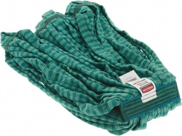 Rubbermaid - Green Head Band, Large Microfiber Mop Pad - Caliber Tooling