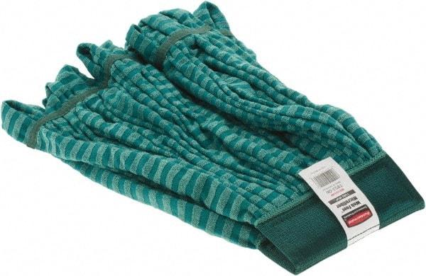 Rubbermaid - Green Head Band, Medium Microfiber Mop Pad - Caliber Tooling