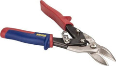 Irwin - 1-5/16" Length of Cut, Left Pattern Aviation Snip - 10" OAL, ProTouch Handle, 18 AWG Steel Capacity - Caliber Tooling