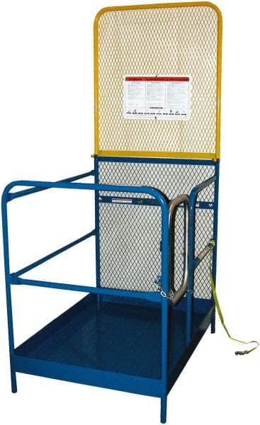 Vestil - 89" Platform - Forklift Work Platform, 1,000 Lb Capacity, 89-5/8" Platform Height, 36" Base Width x 36" Base Depth - Caliber Tooling