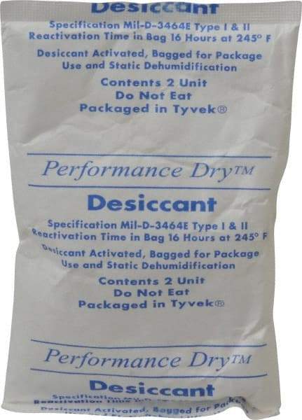 Made in USA - 2 Ounce Desiccant Packet - Silica Gel - Caliber Tooling