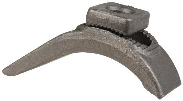 Gibraltar - 5/8" Stud, Carbon Steel, Plain Strap Clamp - 5-1/16" OAL x 1-5/8" Wide x 2-1/4" High, Plain Nose - Caliber Tooling