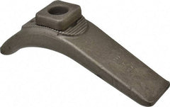 Gibraltar - 3/4" Stud, Carbon Steel, Plain Strap Clamp - 8" OAL x 2-1/8" Wide x 4" High, Plain Nose - Caliber Tooling