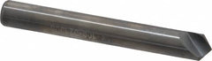 Hertel - 1/4" Head Diam, 1/4" Shank Diam, 1 Flute 100° Solid Carbide Countersink - Exact Industrial Supply