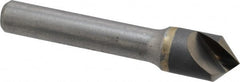 Hertel - 1/2" Head Diam, 3/8" Shank Diam, 1 Flute 90° Solid Carbide Countersink - Caliber Tooling