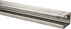 National Mfg. - 12 Ft Long, 450 Lb Capacity, Straight Boxrail - Galvanized, Series 5116 - Caliber Tooling