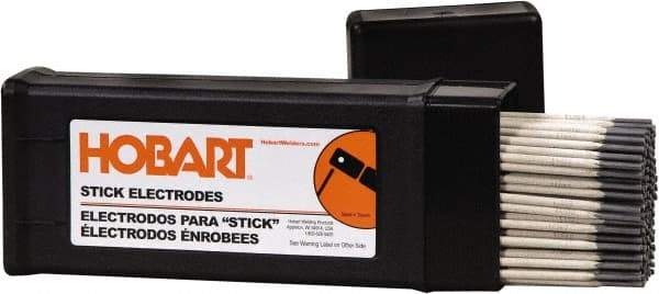 Hobart Welding Products - 14" Long, 3/32" Diam, Mild Steel Arc Welding Electrode - E6013 - Exact Industrial Supply