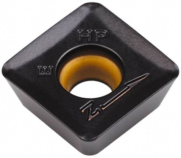 Kennametal - SDPT433 Grade KCPK30 Carbide Milling Insert - TiN/TiCN/Al2O3 Finish, 3/16" Thick, 1/2" Inscribed Circle, 1.19mm Corner Radius - Caliber Tooling