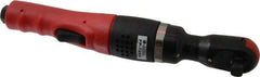 Florida Pneumatic - 1/2" Drive, 200 RPM, 95 Ft/Lb Torque Ratchet Wrench - Inline Handle, 4 CFM, 90 psi, 1/4" NPT Inlet - Caliber Tooling