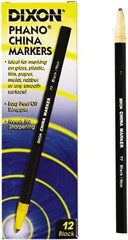 DIXON - Black China Marker - Soft Crayon Tip, Wax - Caliber Tooling