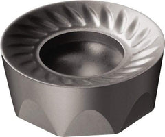 Sandvik Coromant - RCKT1304 PM Grade 1130 Carbide Milling Insert - AlTiCrN Finish, 4.76mm Thick, 12.7mm Inscribed Circle, 6.35mm Corner Radius - Caliber Tooling