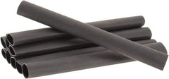 3M - 6" Long, 3:1, Polyolefin Heat Shrink Electrical Tubing - Black - Caliber Tooling