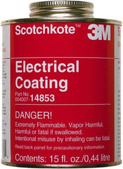 3M - 15 oz Can Brown Butyl Rubber Joint Sealant - 72°F Max Operating Temp, 12 min Tack Free Dry Time, Series 14853 - Caliber Tooling