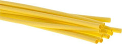 3M - 48" Long, 2:1, Polyolefin Heat Shrink Electrical Tubing - Yellow - Caliber Tooling