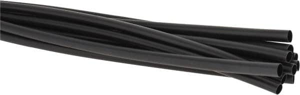 3M - 48" Long, 2:1, Polyolefin Heat Shrink Electrical Tubing - Black - Caliber Tooling