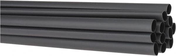 3M - 48" Long, 2:1, Polyolefin Heat Shrink Electrical Tubing - Black - Caliber Tooling