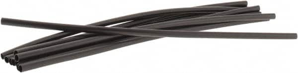 3M - 6" Long, 2:1, Polyolefin Heat Shrink Electrical Tubing - Black - Caliber Tooling