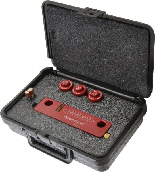 Laser Tools Co. - Red Beam Sheave Alignment System - Includes (3) Adjustable Targets, Hard Shell Carrying Case, PowerLine Pulley Alignment Tool with Laser Beam Accuracy - Caliber Tooling