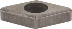 Hertel - 3/8" Inscribed Circle, Diamond (Shape) External Turning Shim for Indexables - 1/8" Thick, IDSN Shim Style, Negative Rake, Neutral Cut - Caliber Tooling