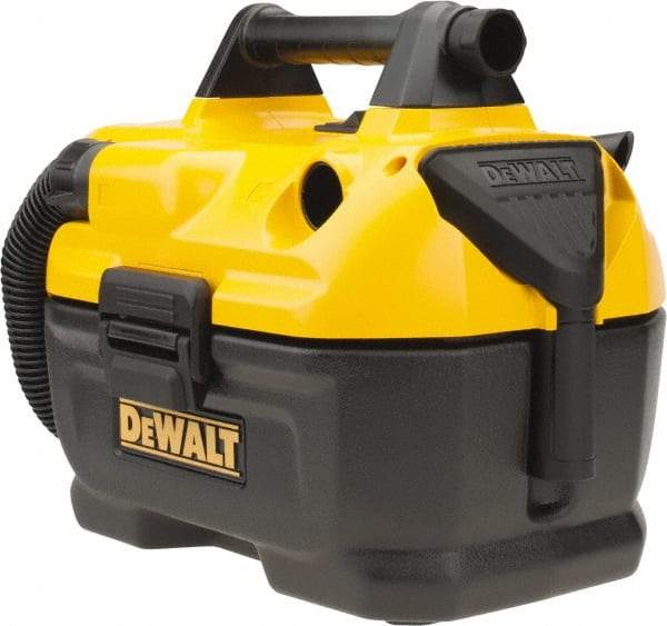 DeWALT - 2 Gallon Capacity, Wet and Dry Vacuum - Battery, 5 Ft. Long Hose, Plastic Tank, Accessories Included - Caliber Tooling