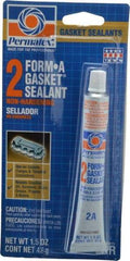 Permatex - 1-1/2 oz Gasket Sealant - -65 to 400°F, Black, Comes in Tube - Caliber Tooling