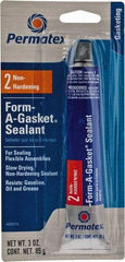 Permatex - 3 oz Gasket Sealant - -65 to 400°F, Black, Comes in Tube - Caliber Tooling