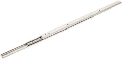 Sugatsune - 15-49/64" Slide Length, 16-29/32" Travel Length, Stainless Steel Ball Bearing Slide - 66 Lb Capacity at Full Extension - Caliber Tooling