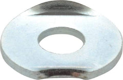 Gibraltar - Zinc Plated, Carbon Steel, Flanged Washer for 1/4" Diam Clamp Spindle - 1/4-20 Thread, 0.27" Hole Diam, 0.69" Overall Diam, 0.45" Between Flanges - Caliber Tooling