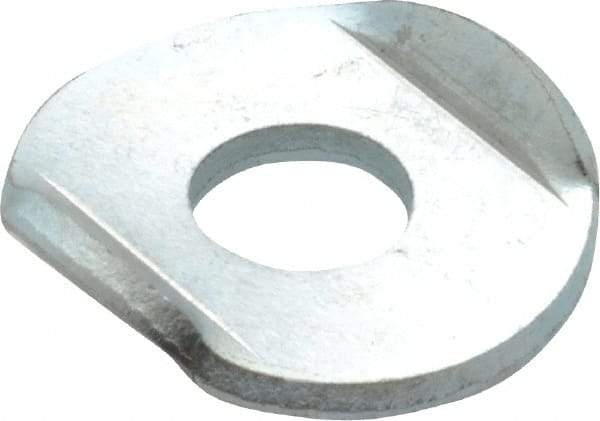 Gibraltar - Zinc Plated, Carbon Steel, Flanged Washer for 5/16" Diam Clamp Spindle - 5/16-18 Thread, 0.33" Hole Diam, 0.88" Overall Diam, 0.63" Between Flanges - Caliber Tooling